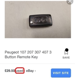 buying peugeot car keys 